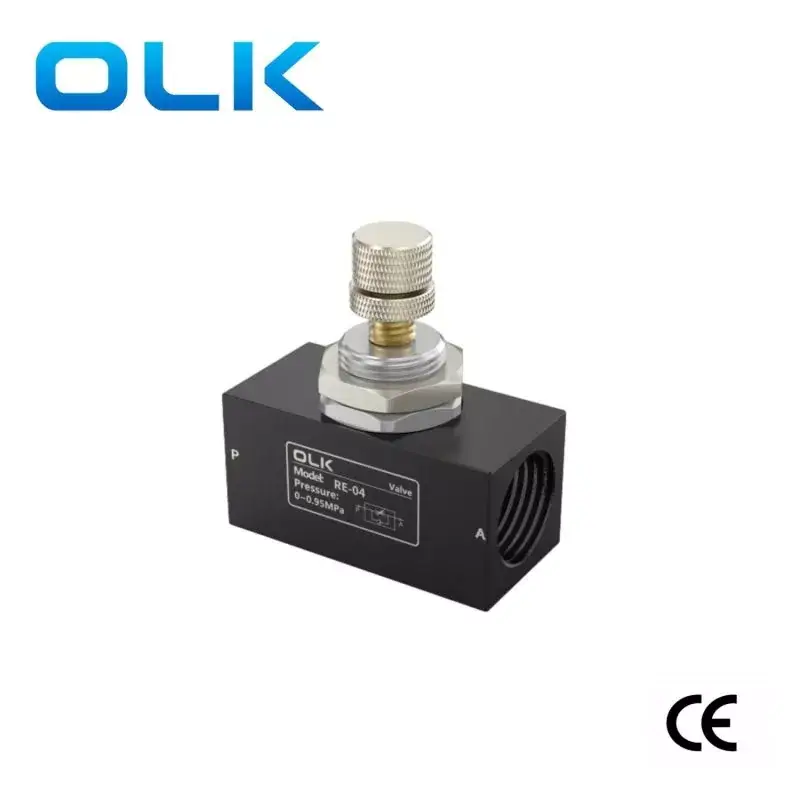 RE 시리즈 단방향 스로틀 밸브는 유체 제어 효율성을 어떻게 향상합니까?